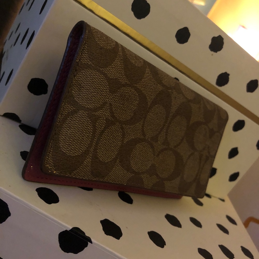 Coach Signature Wallet / Checkbook Wallet - Picture 6 of 7